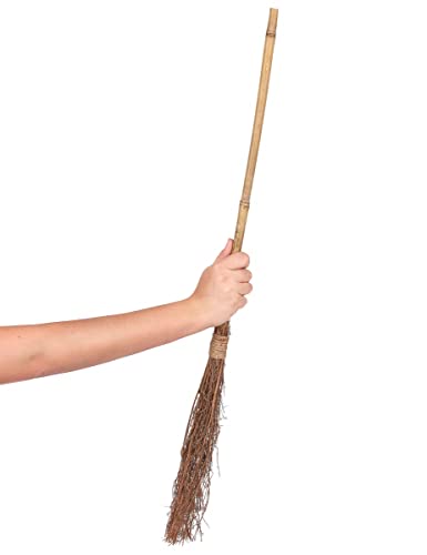 DEGUISE TOI - Balai de sorcière en Bois 88 cm - [Baguette/Balais/Cannes/Sceptres/Batons/F – vue 2