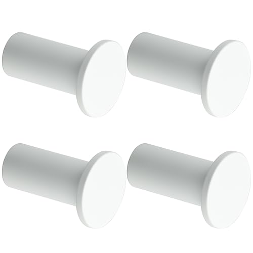 SAYAYO Ganci Accappatoio Bagno Bianco Ganci Appendiabiti in Acciaio Inox, Grande Gancio Rotondi da Parete, Appendi Strofinacci Cucina Parete Appendi Accappatoio Bagno, 4 Pezzi, 45 mm SAYAYO Ganci Accappatoio Bagno Bianco Ganci Appendiabiti in Acciaio Inox, Grande Gancio Rotondi da Parete, Appendi Strofinacci Cucina Parete Appendi Accappatoio Bagno, 4 Pezzi, 45 mm