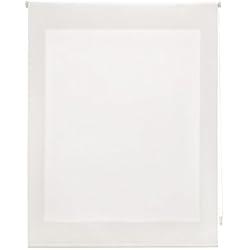 Estor 120X250 Uniestor Liso Estor enrollable translúcido - Blanco roto, 120 x 250 cm (Ancho por Alto). Tamaño de la Tela 117 x 245 cm. Estores para ventanas