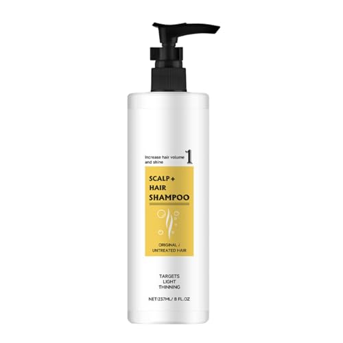 Champú Acondicionador Para El Cabello, Champú Espesante Para El Cabello, Champú Hidratante Profundo, Con Fórmula Espesante, 237 Ml, 5x5x19,5 Cm, Para La Mayoría Del Cabello, Cabello Seco