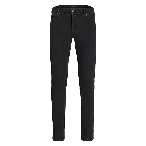 JACK & JONES Glenn Slim Fit Black Jeans Cover