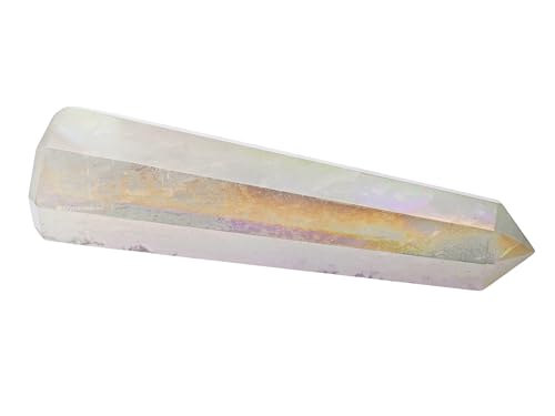 Image of Certified Angel Aura Quartz Crystal Tower Obelisk Point For Chakra, Healing And Balancing - Aaa Grade Original Certified Gemstone Agate For Reiki Meditation Yoga Spiritual (3-4 Inches)