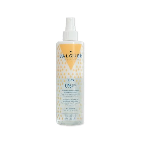Valquer Acondicionador Bifásico Preventivo Infantil Sin Aclarado Fórmula Zero. Acondiciona y Protege el Cabello de los Niños Aportando Suavidad y Facilitando el Desenredo. A partir de 3 Años. 300 ml