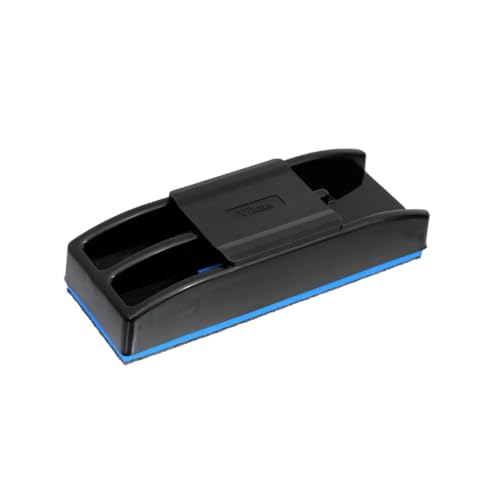 Image of Vikas White & Black Board Duster | Red, Black, Blue, White Color Options | Strong Plastic Eraser for Classroom, Office & Home Use | Easy Grip & Smooth Cleaning (50)