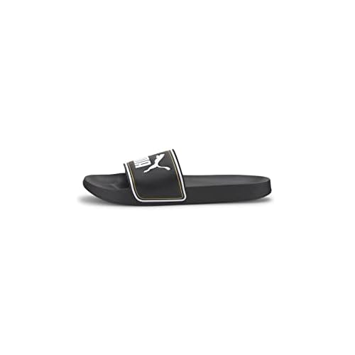 PUMA Unisex Adulto Leadcat Chancla, Puma Black Puma Team Gold Puma White, 39 EU