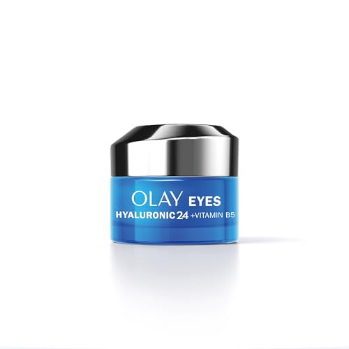 Olay Hyaluronic 24 + Vitamina B5, Gel Crema Para Contorno De Ojos, Con Ácido Hialurónico, Vitamina B5 Y Niacinamida, Hidrata Y Reafirma La Piel Del Contorno De Ojos, 15 ml