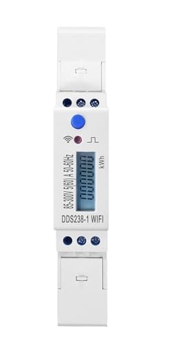 Compteur d'énergie monophasé avec minuterie et moniteur de consommation