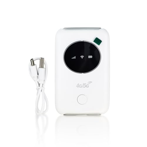 Router WiFi móvil 4G LTE desbloqueado, 3200 mAh, punto de acceso WiFi portátil con ranura para tarjeta SIM para Europa y Asia, módem WiFi de bolsillo de 150 Mbps para camping, exterior y negocios Router WiFi móvil 4G LTE desbloqueado, 3200 mAh, punto de acceso WiFi portátil con ranura para tarjeta SIM para Europa y Asia, módem WiFi de bolsillo de 150 Mbps para camping, exterior y negocios