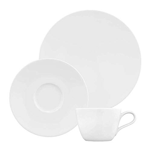 Seltmann Weiden Color Blanco 18 Piezas | Set para 6 Personas | Serie Life Servicio Incluye Cada 6 Plato de Desayuno…