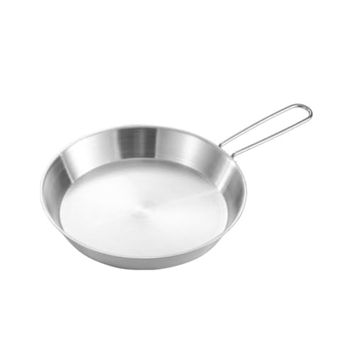 Multifunktionale Edelstahl Pfannen Mit Faltbarem Handle Mit Nicht Schicht Frypan Küchenkochgeschirr Für Reisen Und Camping