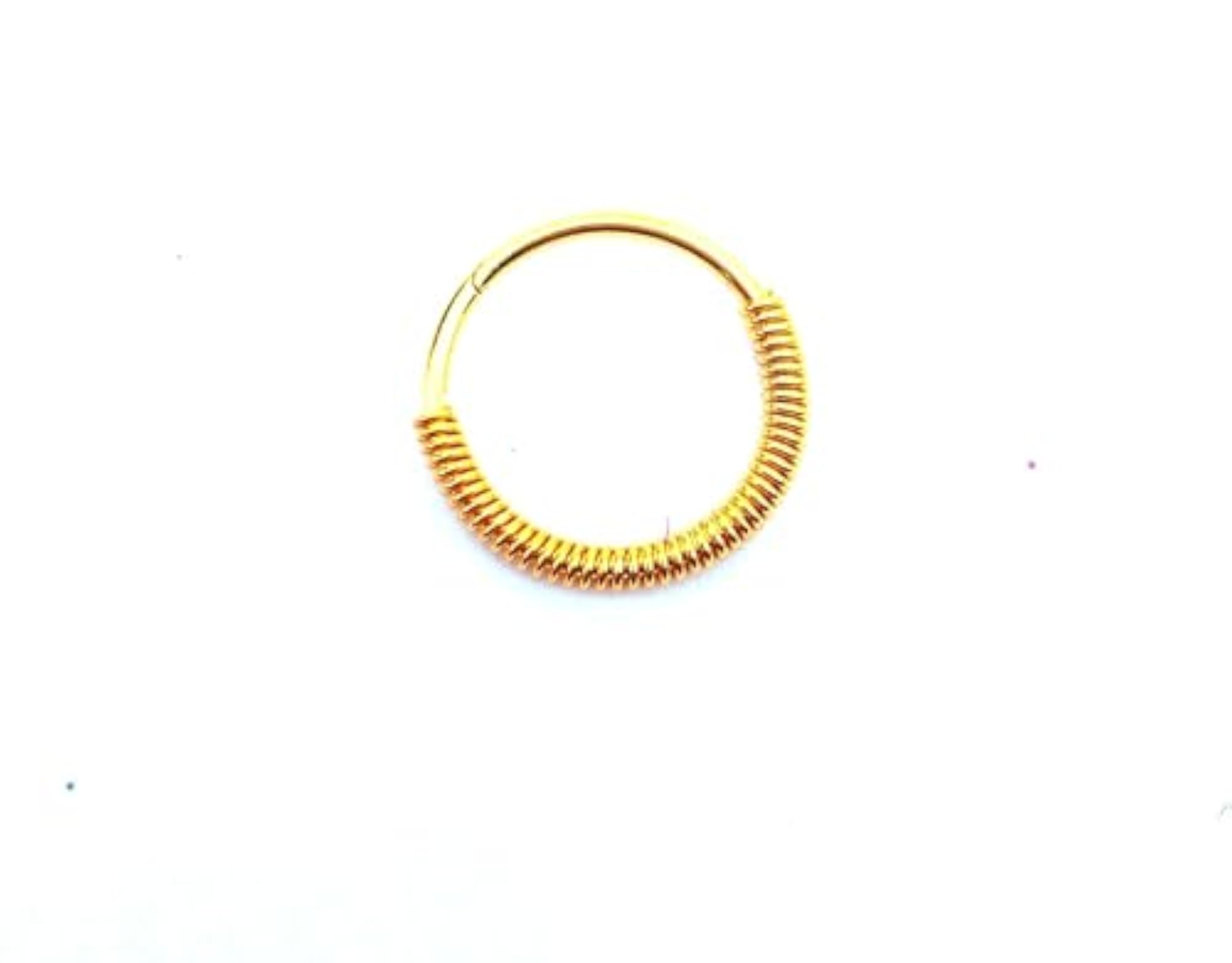 Gold-Plated Alloy Nose Ring