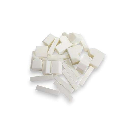 Generic Replacement Pieces for Settlers of Catan Board Game - Includes Extra Bonus Pieces (White)