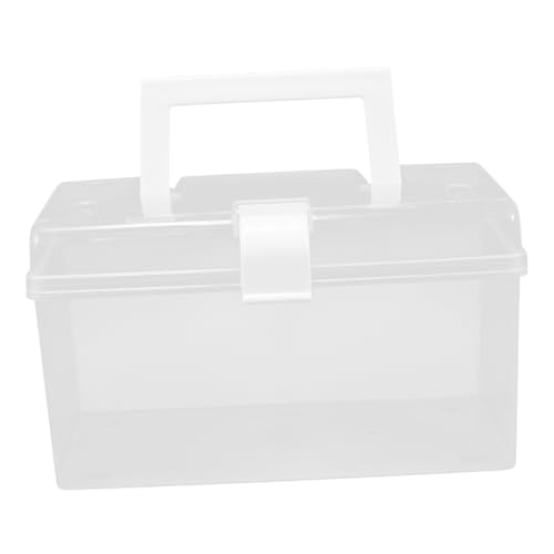 Abaodam 洗濯用洗剤ビーズ収納ボックス 多機能製収納容器 密閉式ランドリー洗濯粉 ビーズ用 整理整頓に便利