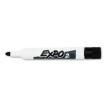 EXPO Low-Odor Dry Erase Marker MARKER EXPO 2 BULLET BK Pack of5