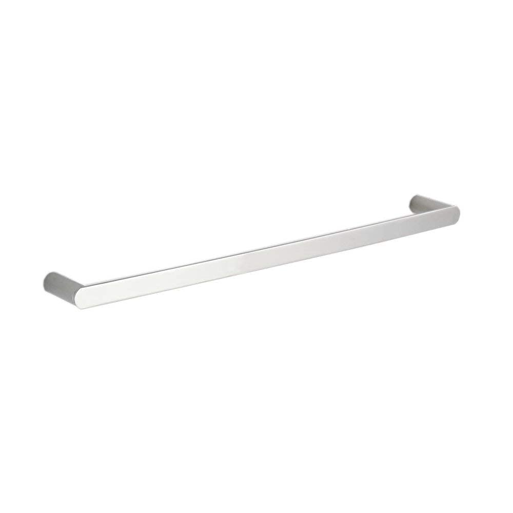 Bathroom Bath Towel Rack Shelf In Polished Chrome - Stainless Steel Oval Style,40cm Towel Rail