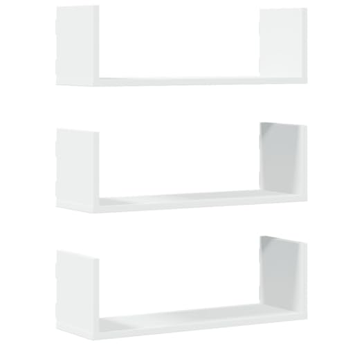 VidaXL Estantes de Pared 2 uds Madera ingeniería