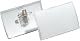 Namensschild Durable Click Fold mit Kombiklemme 40 x 75 mm