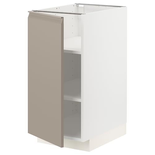 Meuble bas METOD étagères réglables cuisine Upplöv beige mat 40x60 - 2