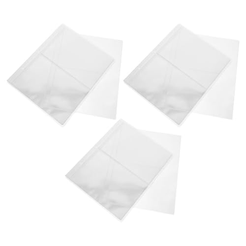 Pochettes transparentes KICHOUSE avec 3 trous universels pour ranger vos photos