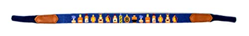 Image of Leather Hand-Stitched Needlepoint Sunglass Strap Retainer