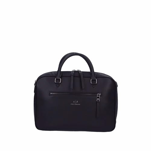 Armani Exchange Herren Essential, Dino, Convertable Strap Briefcase,