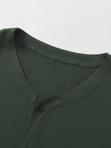 Image of Latuza Men's Viscose Pajama Top Button Up Sleep Shirt