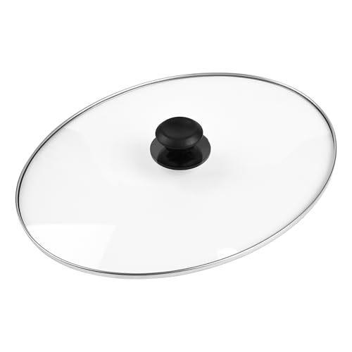 Oval Glass Lid 7 Quart Replacement Fits For Crock Pot 7qt Slow Cooker