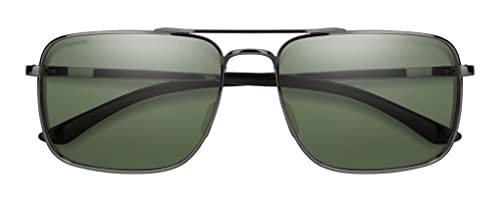 SMITH Outcome Sunglasses Matte Silver/Polarized Platinum Mirror2