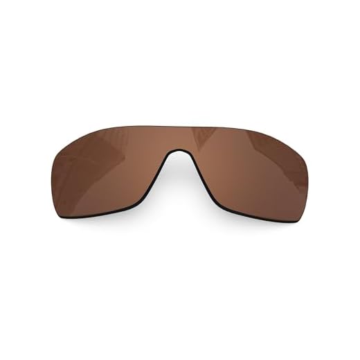 Lentes de reposição polarizadas de 1,6 mm para óculos de sol Oakley Batwolf OO9101, proteção UV, lentes espelhadas escuras, peças de reparo e kit (marrom âmbar)