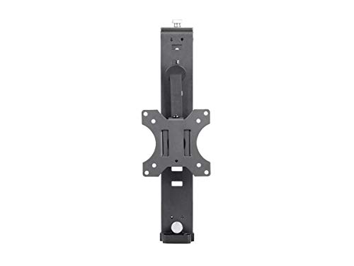Monoprice Cubicle Flat Panel Monitor Mount - 10 Easy Height Adjustments, Up to 17.6lbs, Black - Workstream Collection - image 3