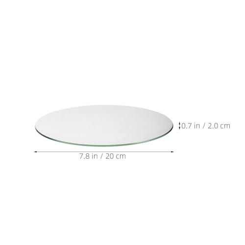 Couvercle de dôme en verre transparent Angoily pour horloge 20 cm - 3