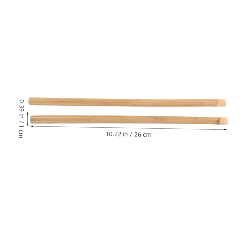 Baquetas UPKOCH, 1 par, con agarre antideslizante, para adultos, profesionales, para batería de marcha y redoblante, duraderas y versátiles, para entrenamiento musical miniatura 2