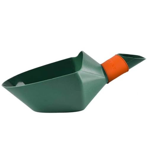 Kizare コーヒー豆スクープ コーヒー計量スプーン 斜めスプーン スコップ小型 コーヒー生豆 大容量コーヒー豆ス ベーキングスペシャル カフェ アイスキューブ耐久スクープ フードスクープ焙煎業者、コーヒーショップ向け (グリーン+中くらい,12*19*