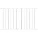 Produktbild Stabiles Zaunelement in Weiss mit 1,7x0,75 m fuer den Gartenbereich