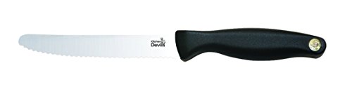 Kitchen Devils 1000775 Lifestyle Tomato Knife , Black , 30.5x8.5x2 cm