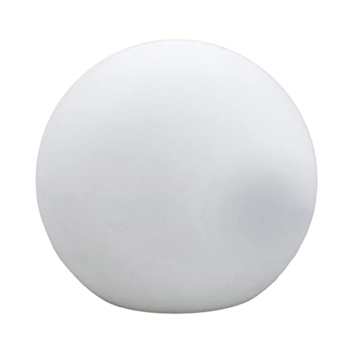 Lindby LED Solarkugel aussen 30cm, mit Erdspieß Solarlampe Leuchtmittel Solarleuchte Garten Gartenleuchte solar IP44 Tageslicht (6.500K)