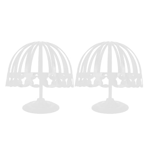 TOVINANNA Modern Hat Display Rack 2pcs Cap Display Stand Elastic Support for Store Home Decor