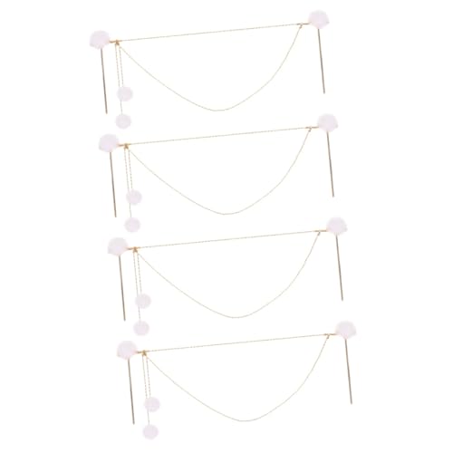 Accessoire cheveux style chinois frange double chaîne élégante