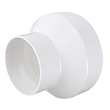 FOYTOKI Lüftungsrohr Reduzieradapter Kanalanschluss für Effektive Verbindung von Lüftungssystemen für Abluftventilatoren und Dunstabzugshauben