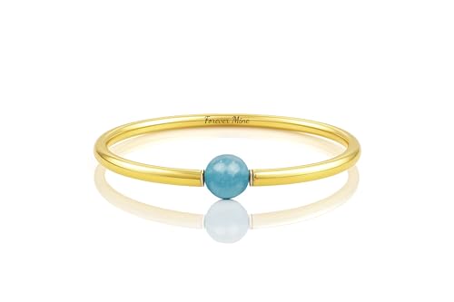Bracelet Quartz Aquatique et Or 14K : Élégance Bohème Chic pour Vos Sorties Estivales