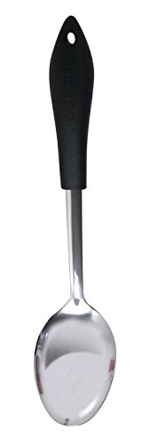 Eazi Grip Solid Cuchara, Acero Inoxidable, Color Plateado