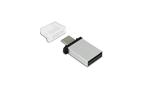 Integral Fusion Micro-Usb Flash drive - 16 Gb-Usb 2.0 OTG INFD16GBMIC, Black, Silver - Image 2