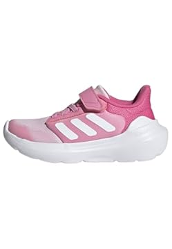 adidas TENSAUR Run 3.0 Shoes Children, Scarpe da Corsa, Clear Pink/Cloud White/Pulse Magenta, 28 EU
