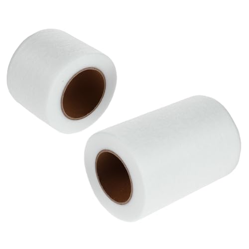 SEWACC 2 Piezas Película Adhesiva Termoadhesiva Doble Cara Ligera para Ropa y Textiles Adhesivo Permanente para Manualidades y Costura