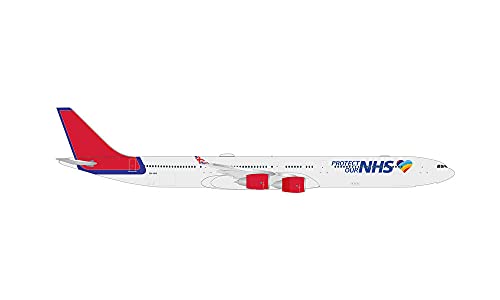 Herpa Maleth Aero A340-600 1/500 Protect Our NHS (**) HE535496