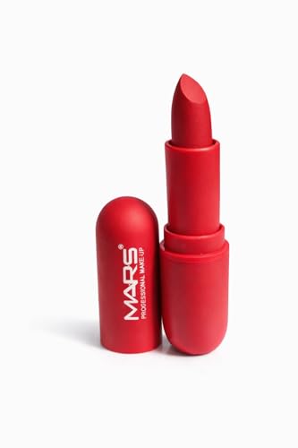 Image of Mars-Matte Creamy Lipstick | Non-drying, Highly pigmented Lipstick | Shade- multisades, 3.8gm| (CROCK RED)