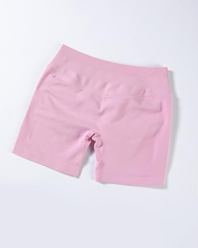 Image of AUROLA Influence Workout Shorts for Women,2.5 3.5 4.5 5.5 6.5 No Roll Up Squat Proof Scrunch Seamless Compression Gym Short
