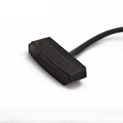 Luz trasera universal roja de freno para rutas nocturnas seguras en motocicleta urbana 4