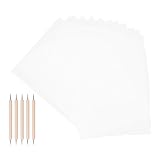 UTHCLO Graphit transferpapier mit Transparenten Pausblättern und Doppelseitigen Metallstiften...