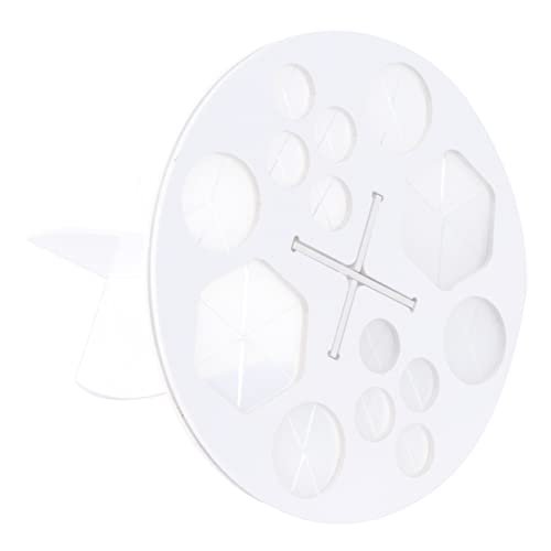 PartyKindom Estante Para Brochas De Maquillaje 1 Pieza 14 Agujeros Soporte Multifunción Para Secar Brochas Cosméticas